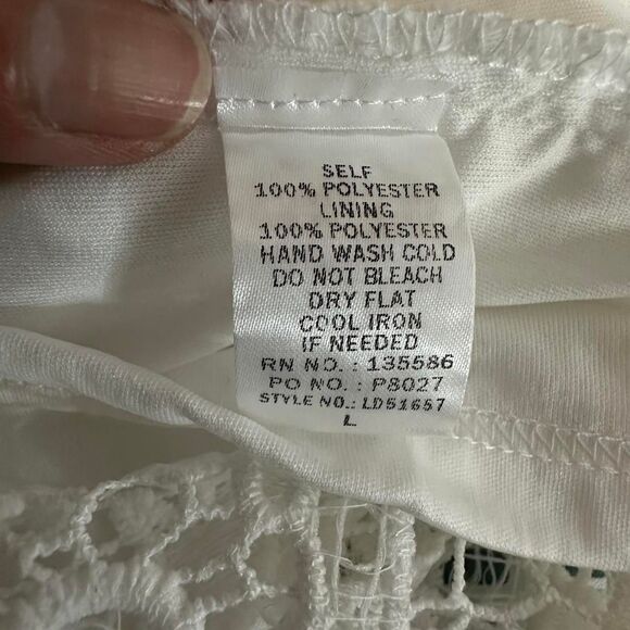 **BOGO** White Lace Midi Dress by MainStrip - Picture 5 of 5